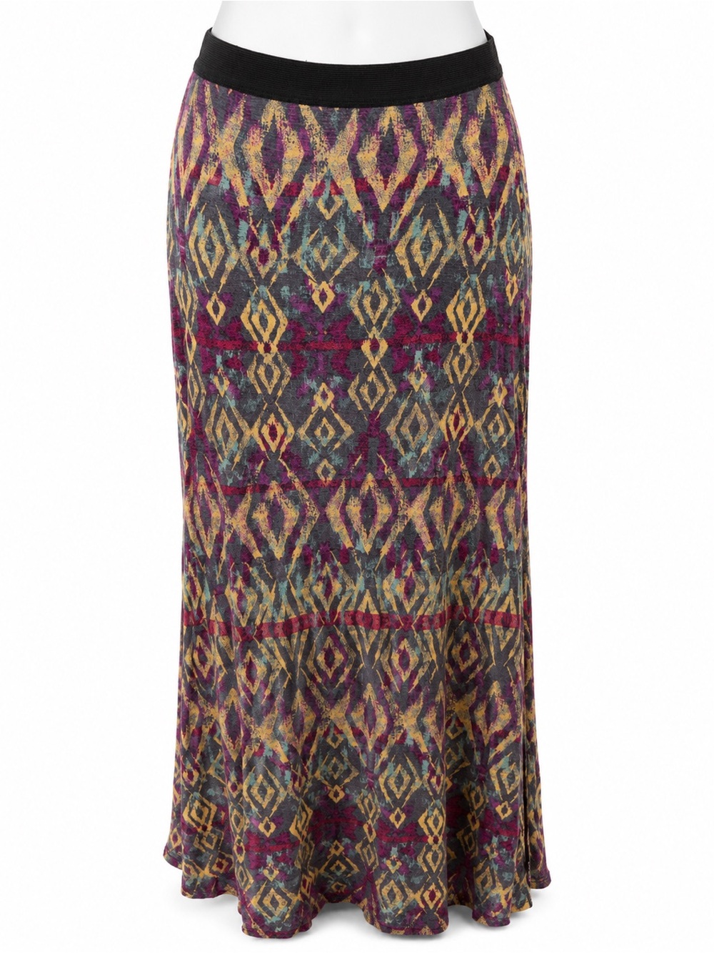 Free People Multicolor Ethnic Print Maxi Skirt